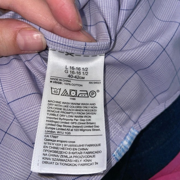 Banana Republic non-iron slim fit fit dress shirt - Picture 3 of 9